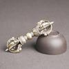 Antique Brass Vajra Pestle Figurines Miniatures Home Decoration Buddhism Tibetan Religious Instrument Copper Pestle Ornament