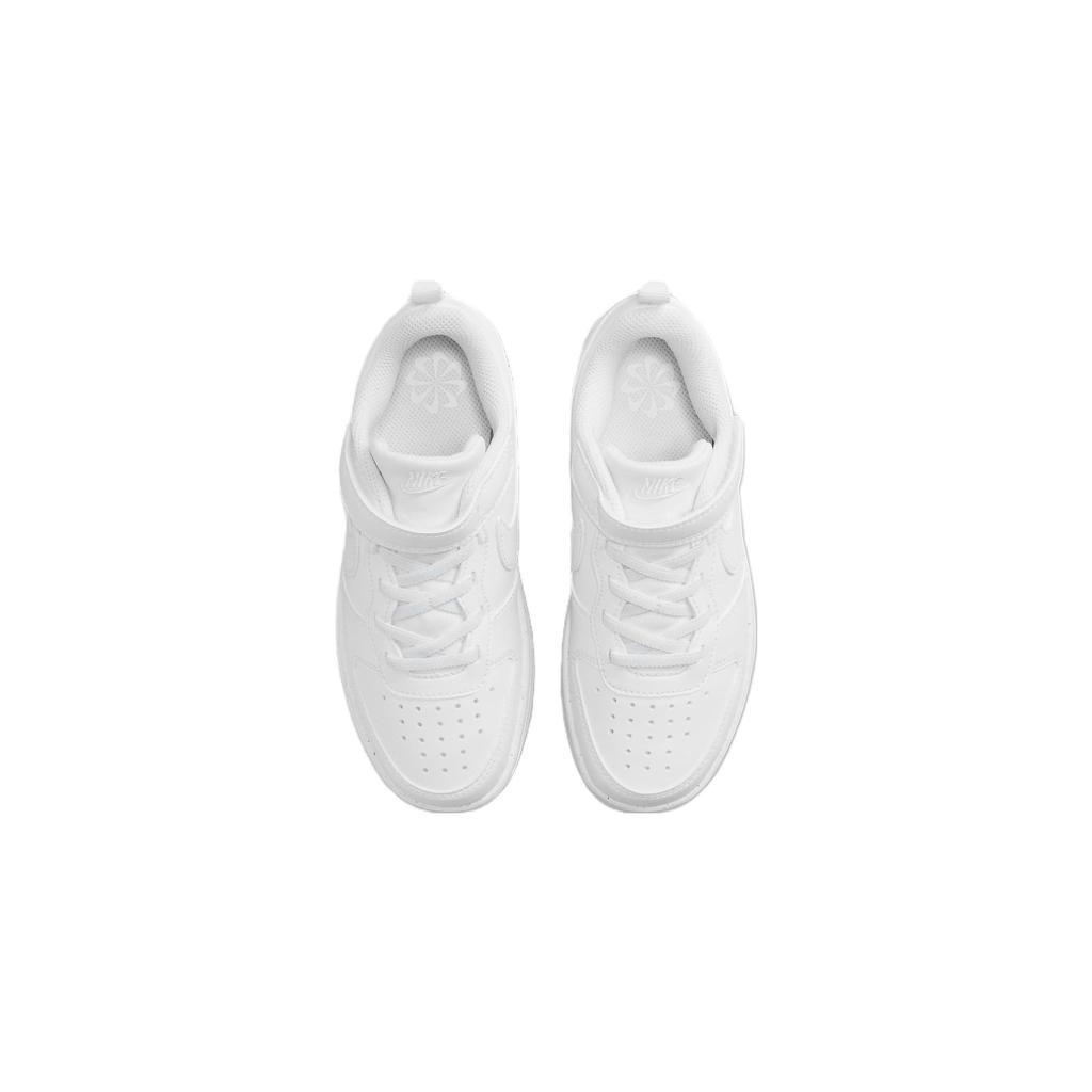 Nike Детские кроссовки Court Borough Low Recraft PS тройные белые DV5457-106