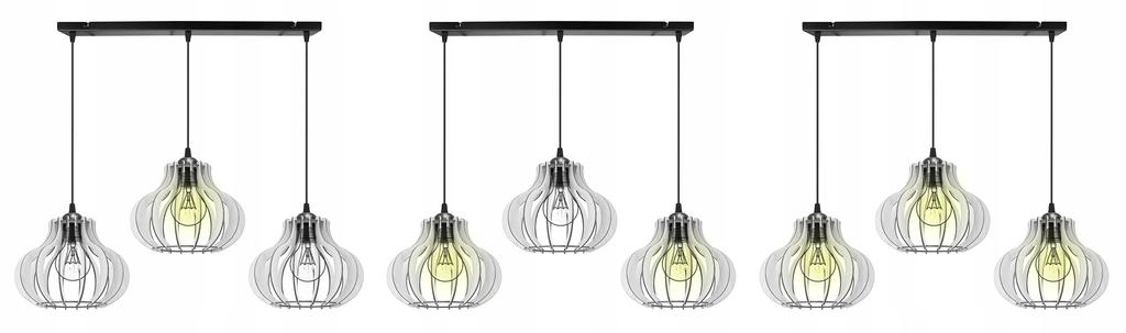 Pendant lamp, chandelier, ceiling, wood, LED lampshade