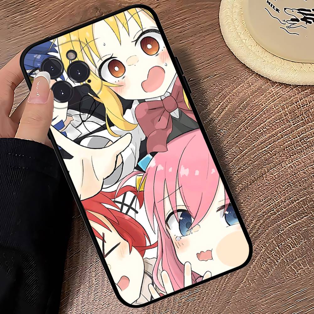 Anime Bocchi The Rock Phone Case For Iphone 17 16 15 16e 14 13 12 11 Pro Max Plus Case Cover Coque
