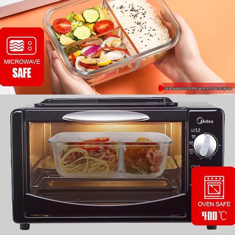 Набор одноразовых стеклянных ланч-боксов AVADEN