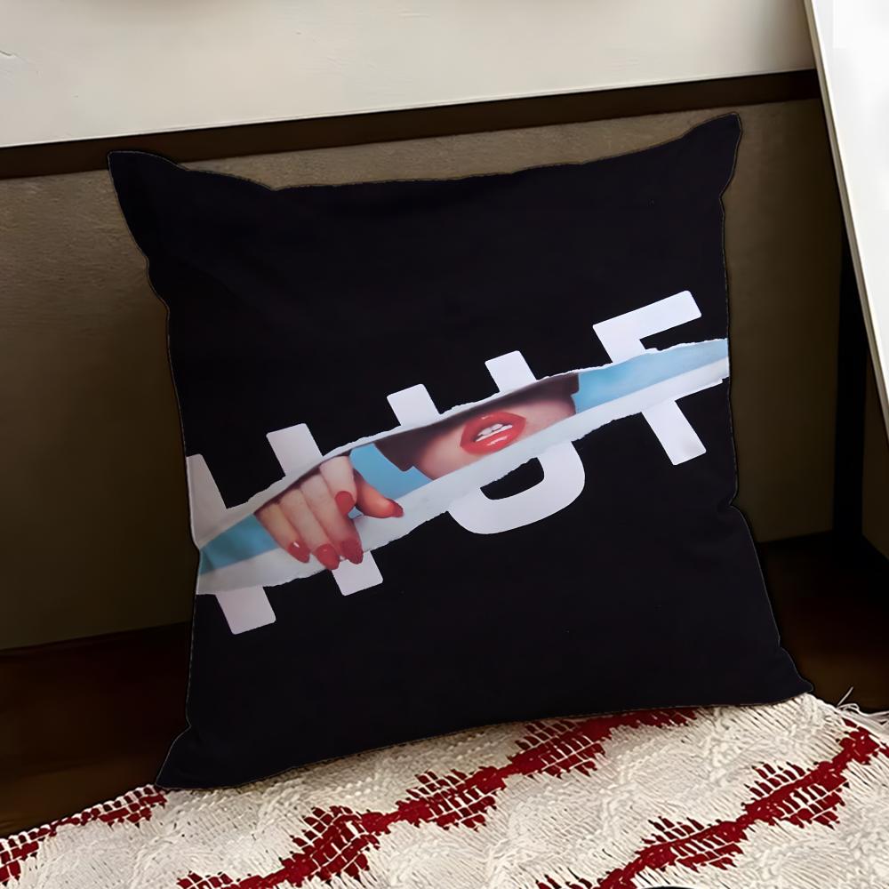 Brand HHuf Fashion Cushion Cover Reversible Soft Durable Pillow Cover Home Car MultiScene Use for Daily Comfort