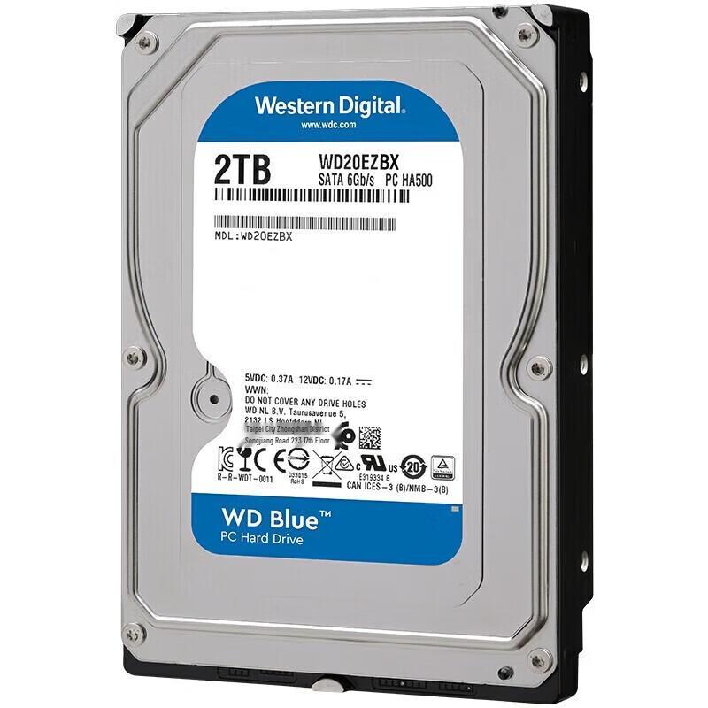 WD Синий настольный жесткий диск на 2 ТБ
