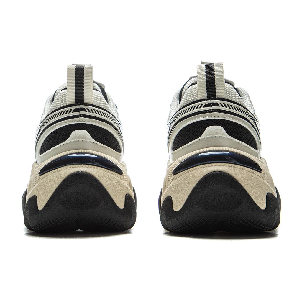 Li Ning Butterfly Runner Comfortable Trendy Sports Wear Resistant Non-Slip Low-Top Casual Shoes Women Casual Shoes Beige Black AZGV012-5