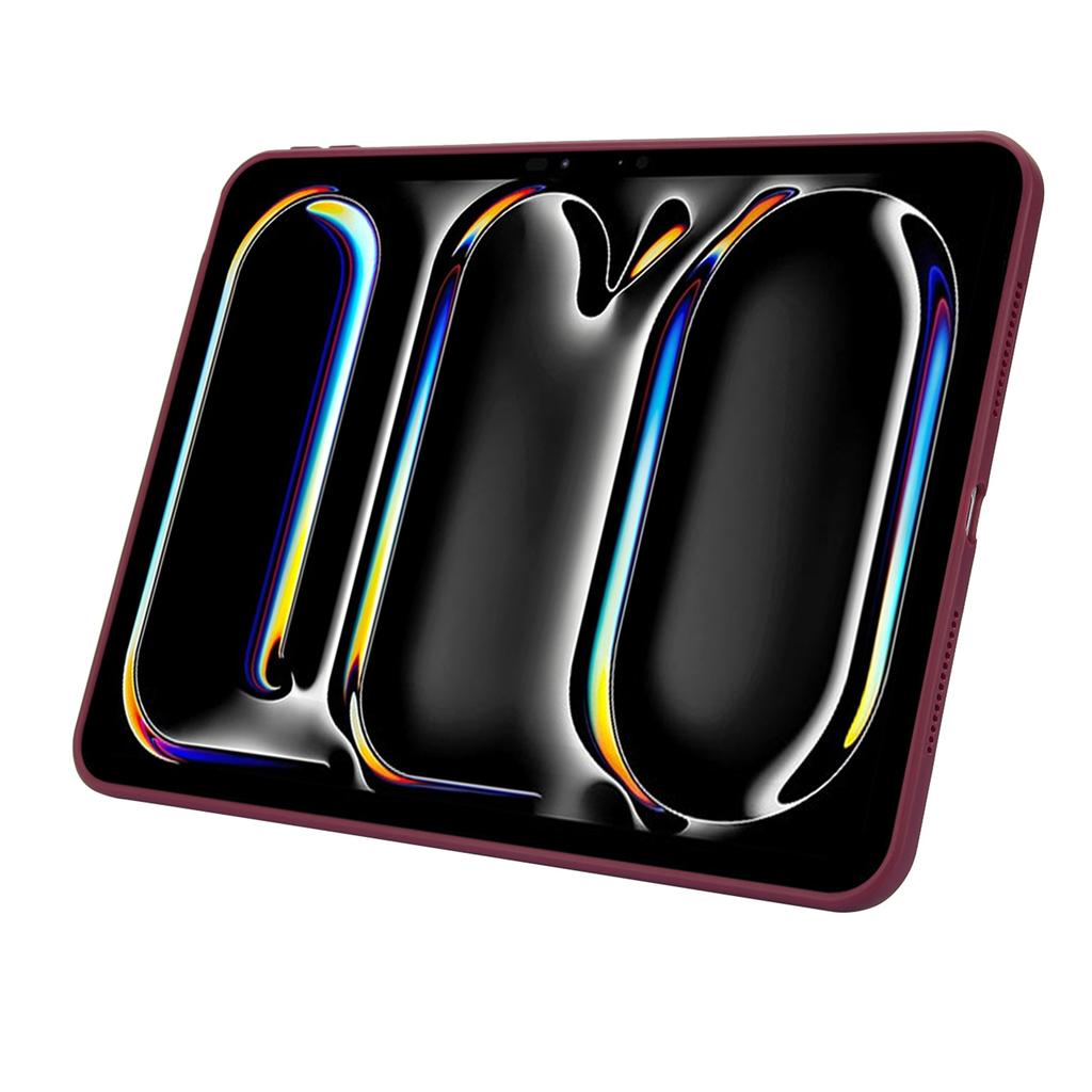 For iPad Pro 11 (2024) Tablet Case with Kickstand TPU+PC Skin-Touch Cover