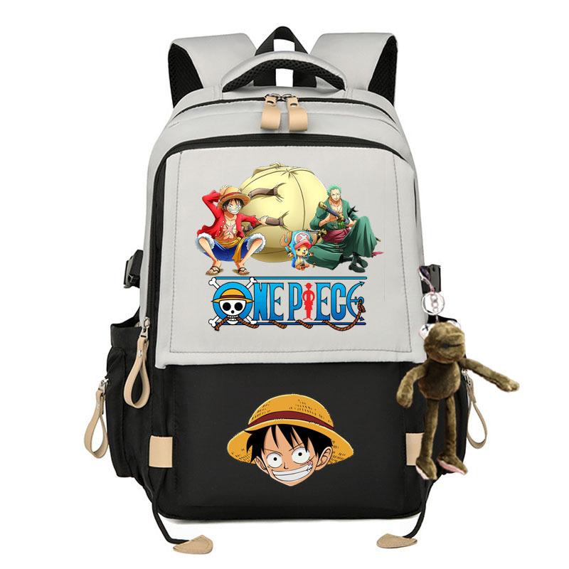 ONE PIECE Backpack Teen Student Large Capacity Fashion Backpack