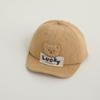 Spring Autumn Thin Baby Boy Duckbill Hat Cute Bear Baseball Cap Casual Versatile Children Sun Hat