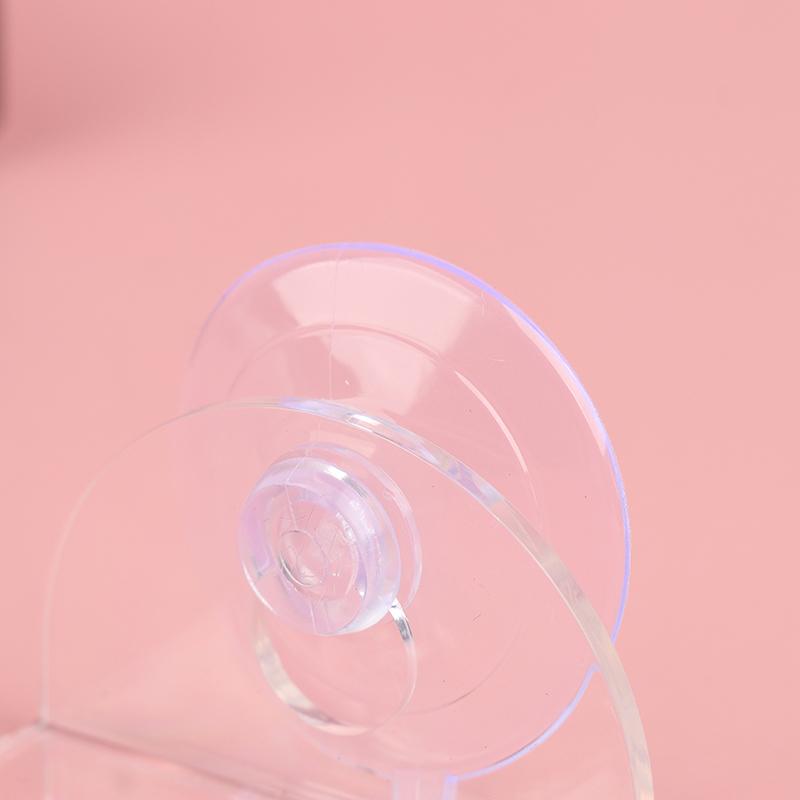 2 шт. держатель для бритвы на присоске прозрачный крючок стойка для бритвы водонепроницаемый съемный