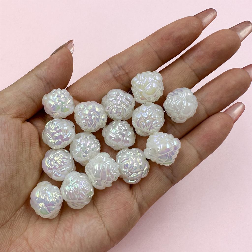 15 шт 21 мм модные акриловые цветы свободные бусины для самостоятельного изготовления ожерелий браслетов ювелирных изделий