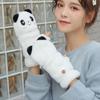 Cute Winter Warm Half Finger Gloves Dual-purpose Thickened Touchscreen Gloves for Women Girls