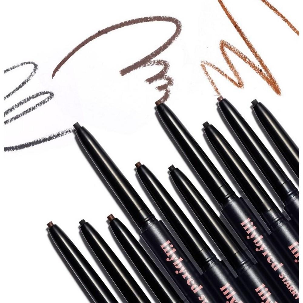 lilybyred Тонкий карандаш для глаз 0,14 г, 3 орехово-коричневый, 2 шт.