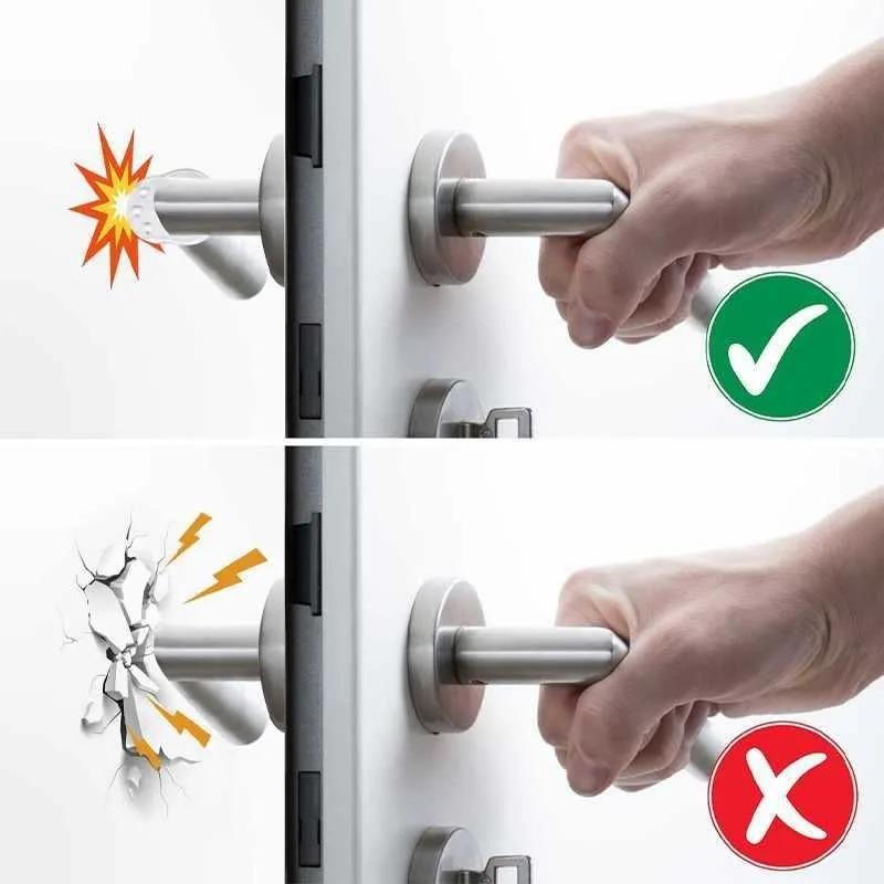 1-10 шт. Дверные упоры, прозрачный силиконовый буфер для дверной ручки, защита от столкновений, настенный шкаф, противоударные кольца, ударопрочная накладка