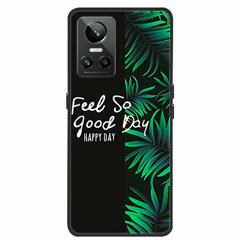 Чехол для Realme GT Neo3 5G 3D Цветок тиснение Мягкий силикон Задняя крышка чехла для телефона Для OPPO Realme GT Neo2 Neo 3 Чехол для Бампера
