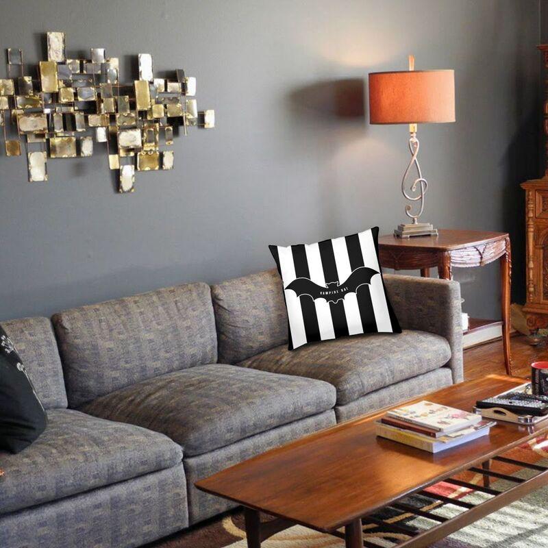 Наволочка с летучей мышью вампира, украшение дома, Хэллоуин, готическая оккультная ведьма, скандинавский чехол для подушки, автомобильный двусторонний наволочка с принтом