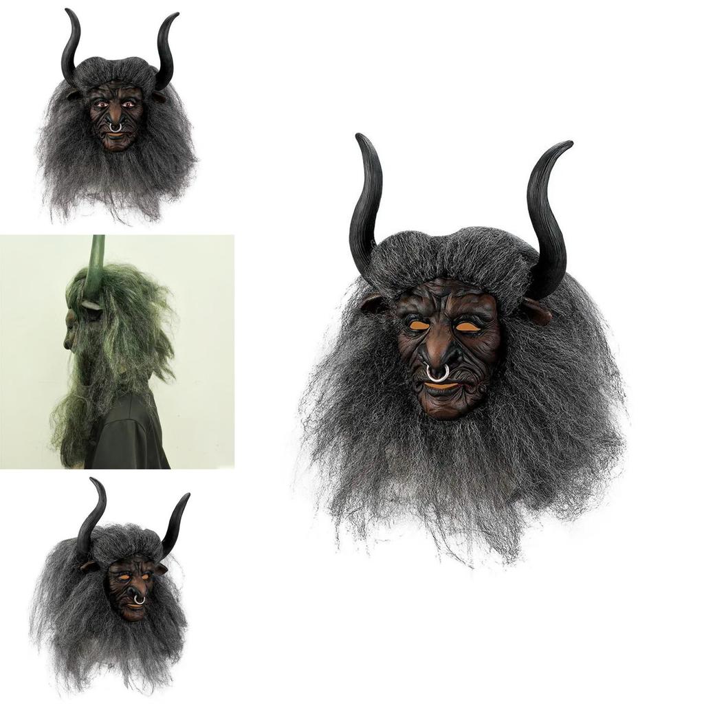 Большая полимерная маска для костюмированных вечеринок и мифических ролевых игр