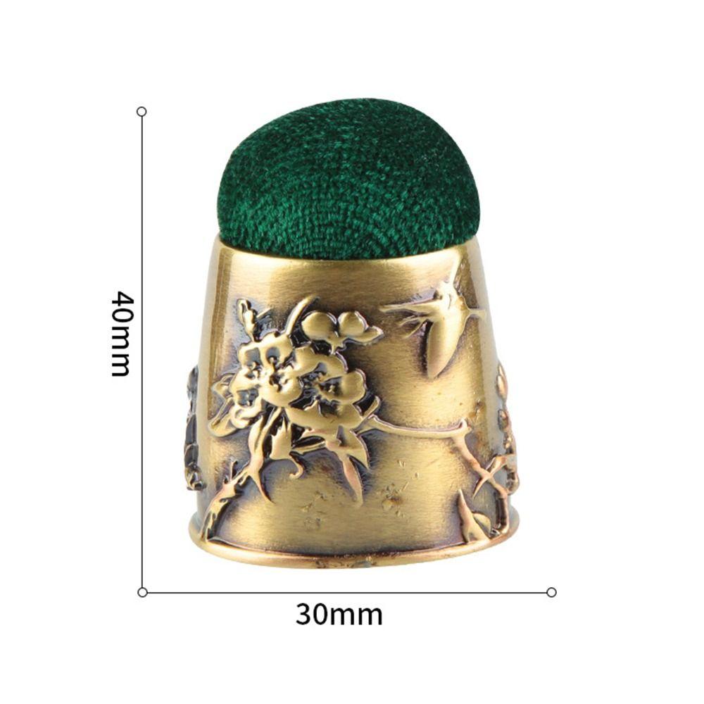 Vintage Pin Inserter Alloy Sewing Pin Cushion High Quality Pins Metal Base Embroidery Needlework