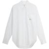 Хлопковая свободная рубашка Commuter Label Workplace White Shirt Женские рубашки Moonlight-White J224436