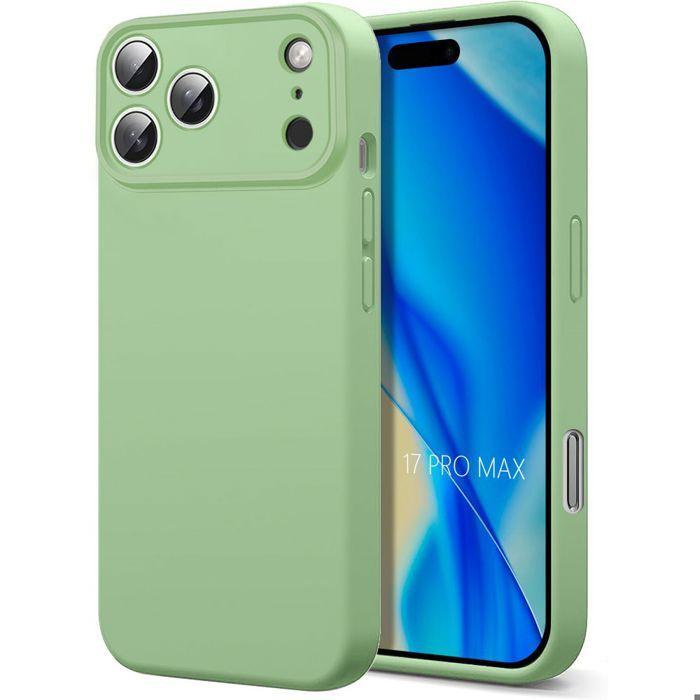 Защитный чехол - BOOLING - для iPhone 17 Pro Max - Ультратонкий силиконовый, устойчивый к царапинам и ударам, Зеленый