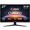 [.co.jp Exclusive] MSI Curved Gaming Monitor G27C4X 27 Inch/Full HD/VA Panel/250Hz/1ms/Freesync Premium/HDMI/DP/HDR Compatible/3 Year Manufacturer's W