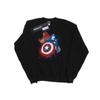 Marvel Womens/Ladies Captain America Civil War Painted Vs Iron Man Sweatshirt