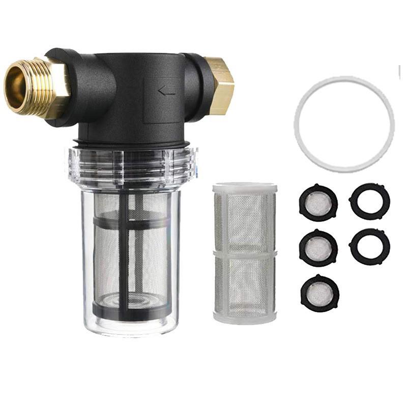 Washing Machine Pre-filter with 3/4 American Thread Interface & Garden Hose Inlet Filter Screen