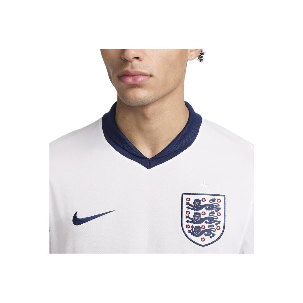 Nike Англия 2024/25 Home Fans Edition Джерси Белый/Старый Синий Мужская Уличная Одежда FJ4285-100