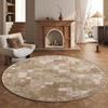 American Round Carpet Living Room Crystal Velvet WearResistant DirtResistant Easy To Take Care Of Sofa Coffee Table Blanket NonSlip Floor Mat