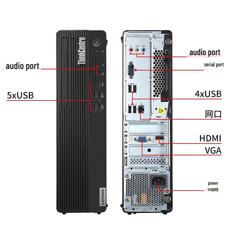 Lenovo M90f G1s Desktop PC with Monitor (CN version)