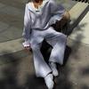 Amazon повседневный костюм женский европейский и американский уличный стиль с длинным рукавом с капюшоном кардиган эластичные брюки комплект из двух предметов
