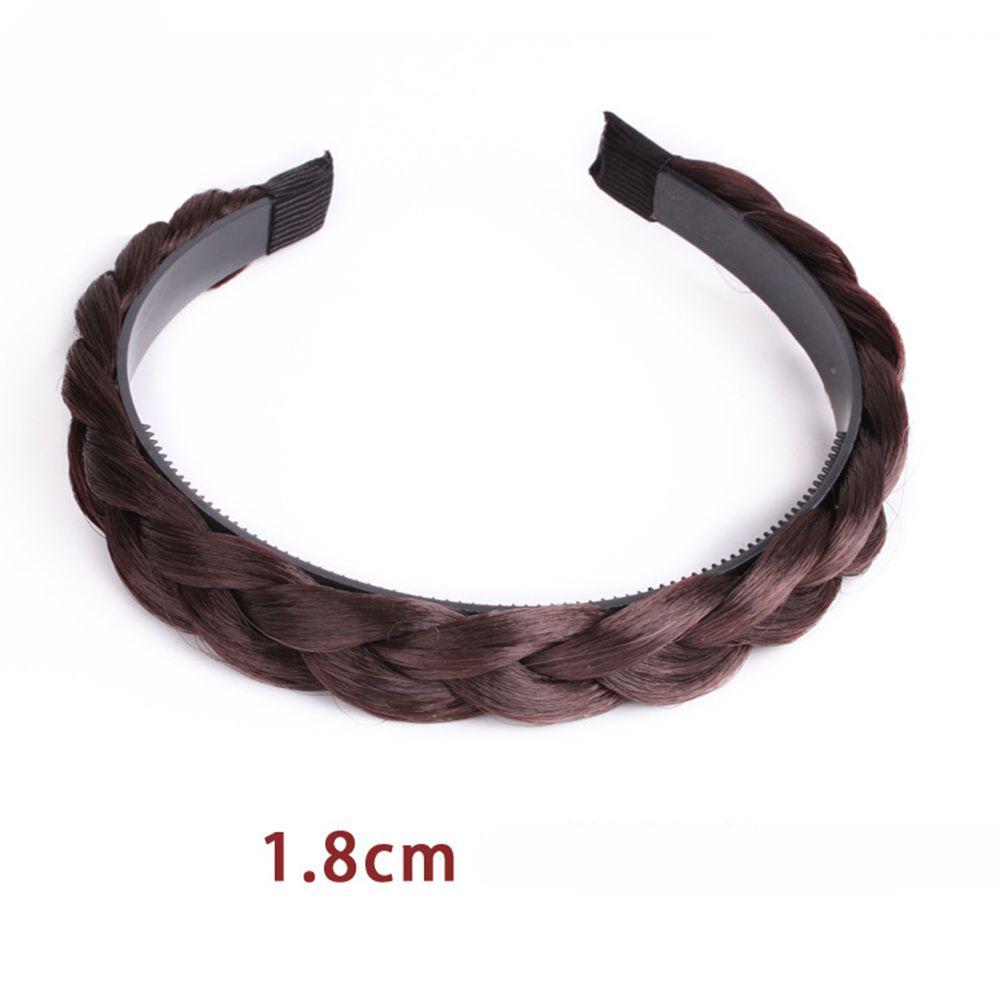 Elastic Hair Accessories Headwear Twisted Wig Headband Synthetic Wig Hair Bands Braided Headband