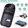 BBIS5 Car Key Case Signal Blocker Bag RFID Shielding Pocket Key Protector Anti-Theft Pouch For BMW E46 E90 E60 F30 F10 E39 E36 E87 E90