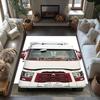 Renault Customized Name Area Rug Suitable For Study Room Entryway Dining Room Living Rooms Antislip Rug Office Home Decor