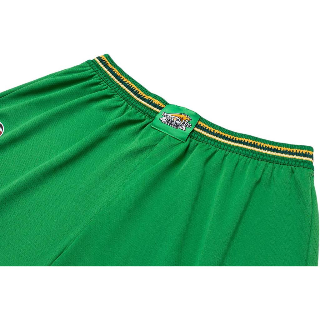 Шорты для баскетбола Li Ning CBA Series Professional, мужские шорты, дикие зеленые AAPT865-1