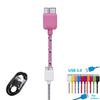 Nylon Braided Charging Cable For Smartphones With Fast Data Transfer For Travel And Daily Use
