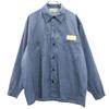 Fesutival 80s Vintage Long Sleeve Shirt M Blue Men's Used