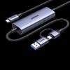 Ugreen 25772 USB/Type-C 2-в-1 Карта видеозахвата