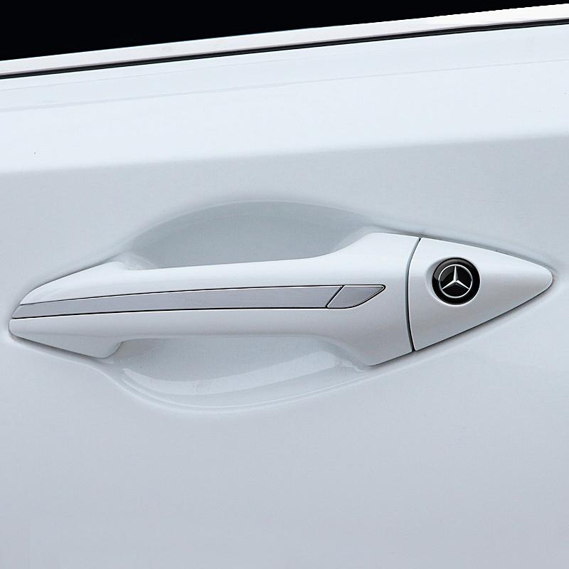 Car Door Keyhole Cover Sticker Car Door Lock Keyhole Protection Stickers for Mercedes Benz AMG W177 W247 W176 W212 W213 W205 CLS z7