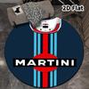 Martini Round Area Rug Carpet Rug For Living Room Bedroom Sofa Playroom Decor Nonslip Floor Mat