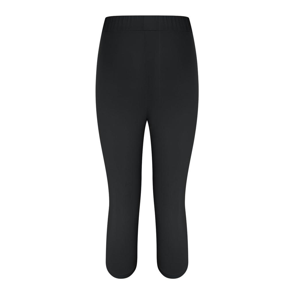 Женские модные однотонные повседневные обтягивающие брюки для йоги 7/10