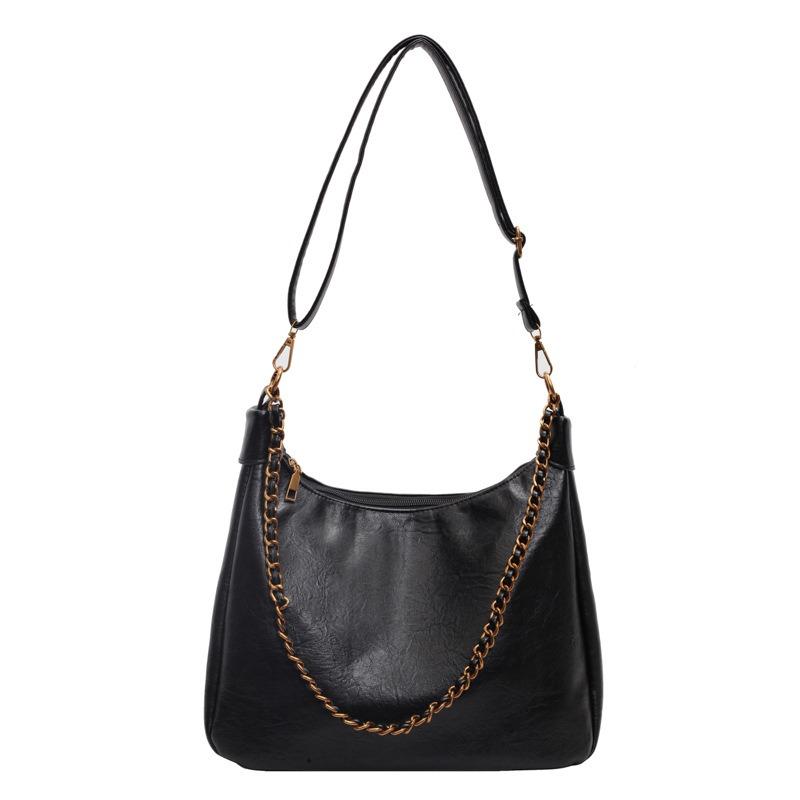 Большая вместительная сумка подмышкой в стиле ретро Lady Tide Korean Niche Messenger Bag Casual Commuter Bag