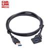 Водонепроницаемый USB 3.0 Кабель-защелка "папа-мама" для приборных панелей автомобиля, мотоцикла, судна (Совместимость с USB 2.0)