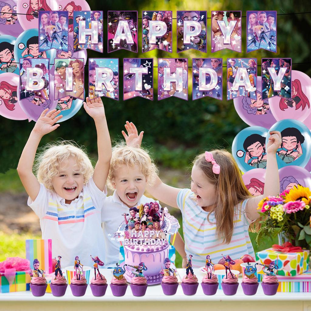 Тематическая вечеринка по случаю дня рождения, украшение для детского дня рождения, вставленный в торт кулон, макет вечеринки