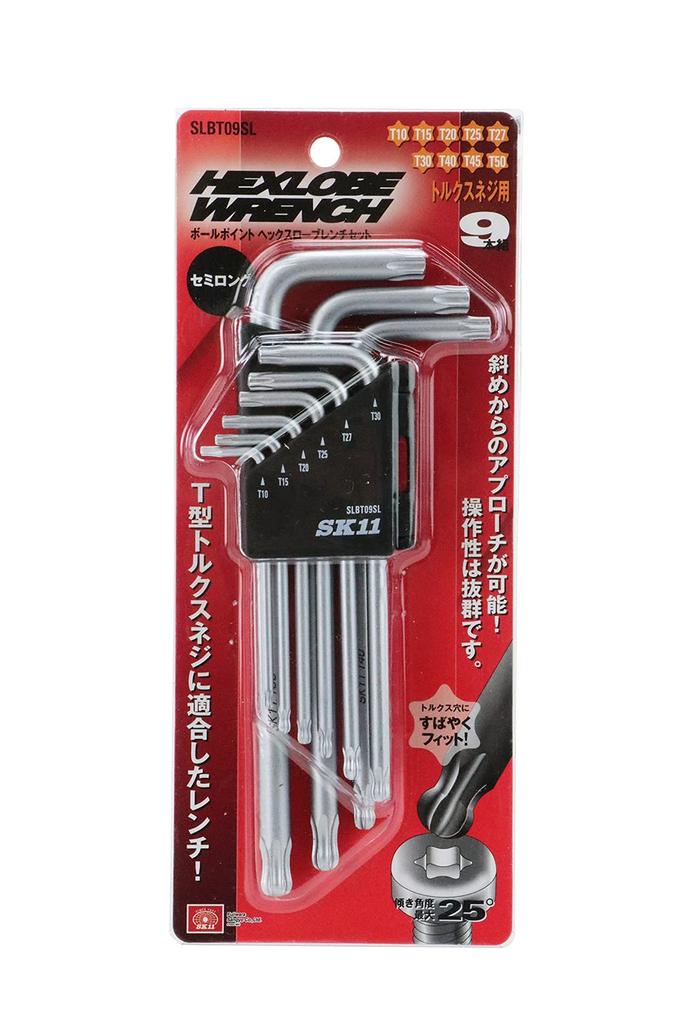SK11 Шестигранный Torx ключ с шаровым наконечником 9 SLBT09SL Набор, Штук,