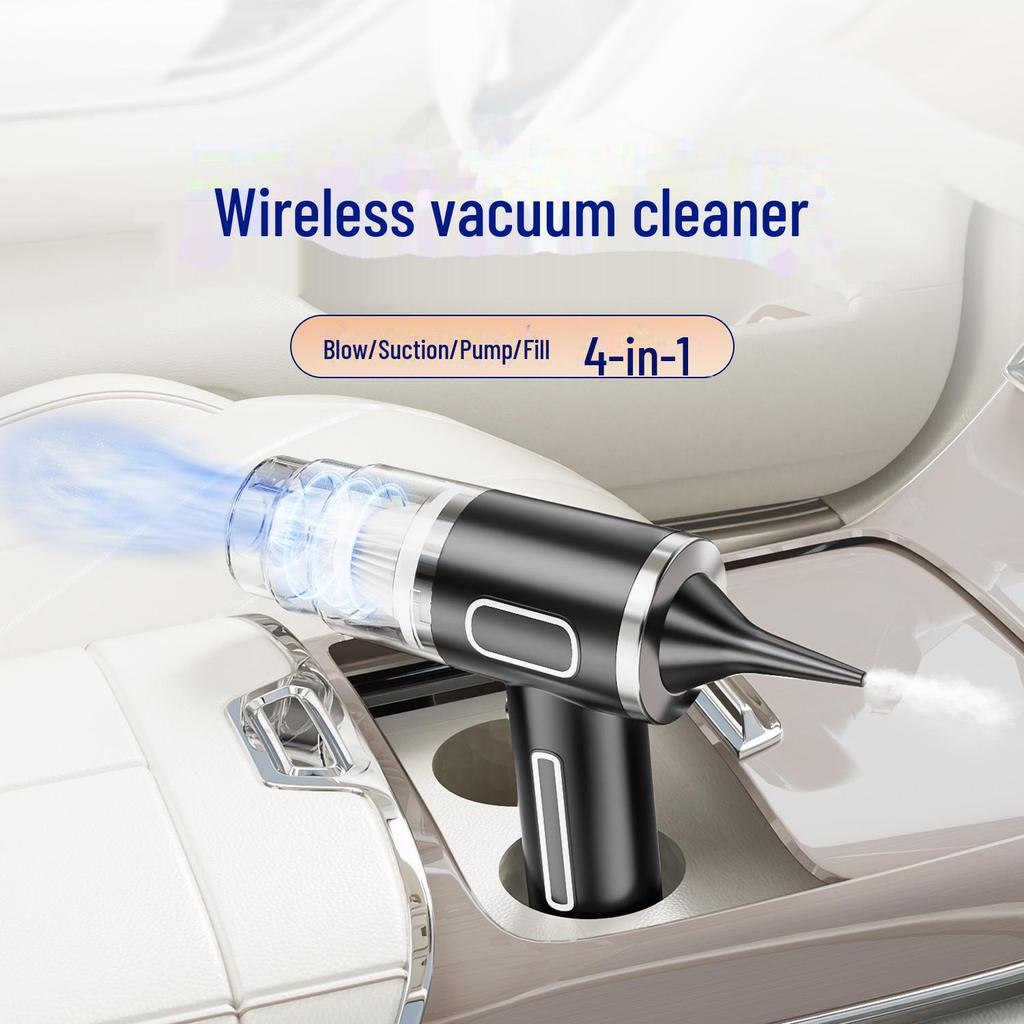 Портативный беспроводной воздуходув и пылесос — мощное всасывание, перезаряжаемый, для использования дома и в автомобиле