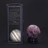 Amethyst Crystal Sphere with Goldstone Stand Jupiter