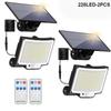 Новый солнечный настенный светильник 448LED солнечный уличный прожектор IP65 водонепроницаемый датчик движения уличный фонарь прожектор с датчиком человеческого тела безопасный свет