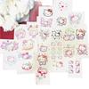 Adorable Waterproof Kitty Cat Tattoo Stickers - Cute Cartoon Long-Lasting Arm Accessories, Washable & Perfect Gift for Bestie