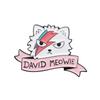 Pearl Cat Enamel Pins Funny Oil-Painting Kitten Brooches Lapel Badges For Women Men Cute Cartoon Animal On Backpack Jewelry Gifts #468707