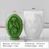 3D форма для силиконовых пасхальных яиц, ручная работа, ароматическая свеча, гипсовые украшения, моды, сделай сам, Дева Мария, Иисус, пасхальное украшение, изготовление поделок