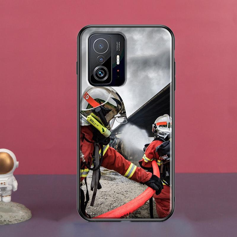Чехол Firefighter Heroes Fireman для POCO X5 X3 F5 Pro X4 F4 GT M5s C40 F3 для Xiaomi 13 Lite 12 11T 12T Pro 12X